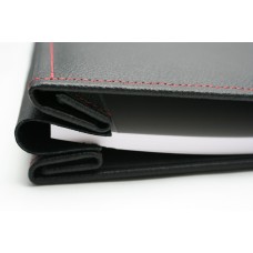 Leather Album Cover Soft Cushioned with Red Stich A4 210 x 297 mm